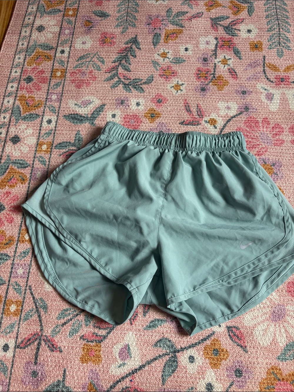 Nike Women’s Mint Green Athletic Running Shorts